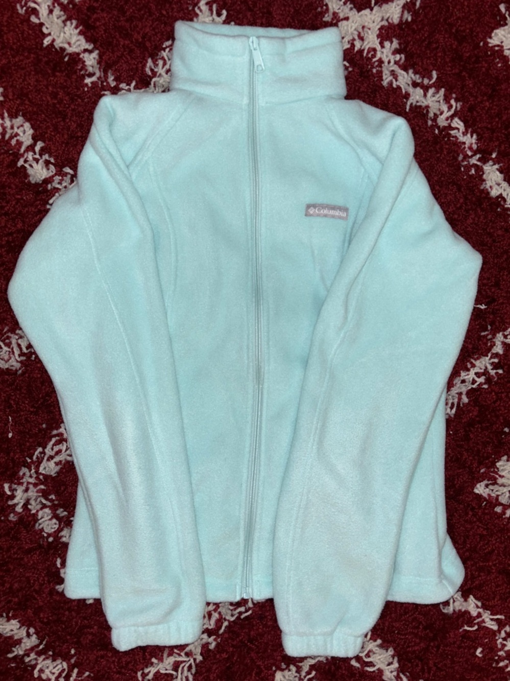 Columbia Benton Springs Women’s Full-Zip Fleece Jacket Ice Blue - Small